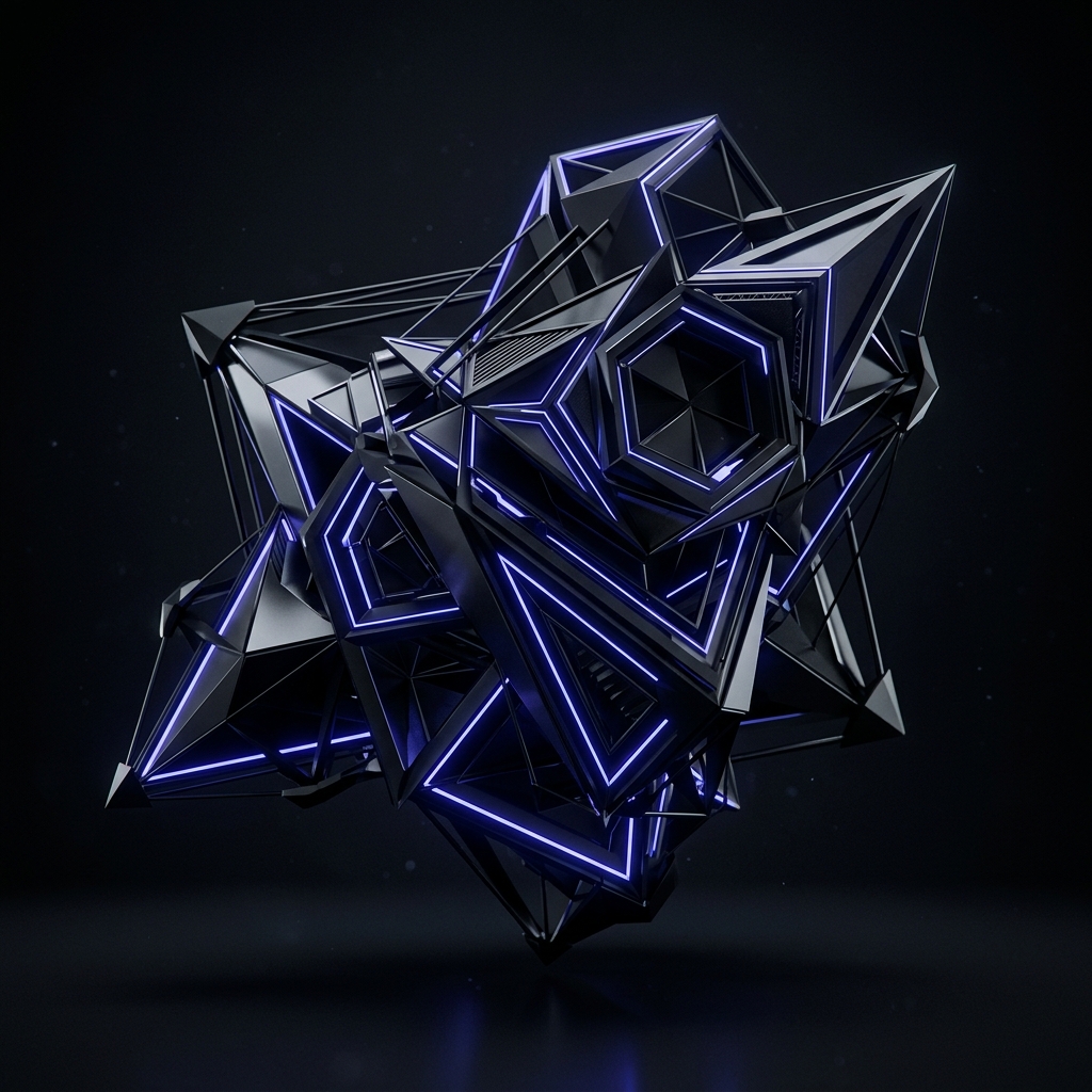 3D High-Fidelity Abstract Geometric Structure